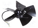 Fan: AC; axial; 230/400VAC; Ø298x109mm; 3130m3/h; 72dBA; 2580rpm