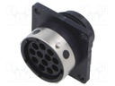 Connector: circular; socket; female; TR; 13A; 250V; PIN: 12; IP65