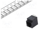 Socket; RJ12; PIN: 6; Cat: 5; Layout: 6p6c; SMT; vertical