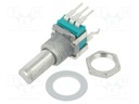 Potentiometer: shaft; single turn,vertical; 10kΩ; ±20%; 6mm