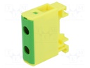 Splice terminal: rail; 1.5÷16mm2; ways: 1; terminals: 2; polyamide