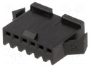 Plug; wire-wire; female; NPP; 2.5mm; PIN: 6; w/o contacts; for cable