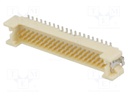 Socket; wire-board; male; DF13; 1.25mm; PIN: 40; SMT; on PCBs