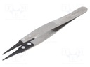 Tweezers; 120mm; Blades: straight,narrowed
