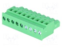 Pluggable terminal block; Contacts ph: 5.08mm; ways: 9; plug; 320V