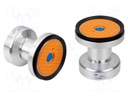 Suction cup; Shore hardness: 85; 80mm; Shape: round