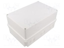 Enclosure: junction box; X: 150mm; Y: 235mm; Z: 115mm; wall mount