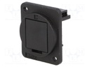 Protection cap; black; plastic; Case: XLR standard; 19x24mm