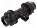 Splice terminal: clamping; for PE pipes; Plast; Medium: water