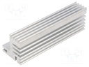 Heatsink: extruded; TO220; natural; L: 94mm; W: 30mm; H: 31mm; 5.1K/W