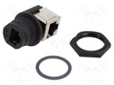 Coupler; PIN: 8; Cat: 5e; Layout: 8p8c; RJ45 socket,both sides; IP67