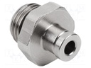 Straight push-in fitting; Mounting: G1/4-AG; Man.series: STV-GE
