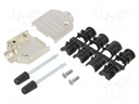 Enclosure: for D-Sub connectors; D-Sub 9pin,D-Sub HD 15pin