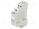 Relay: installation; bistable; NC + NO; 48VAC; DIN; 16A; -40÷40°C