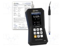 Meter: pH; LCD 2,8"; -2÷20pH,±2000mV; IP52; Dim: 178x32x85mm