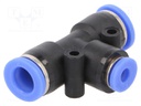 Push-in fitting; reductive,T-tap splitter; -0.95÷15bar; PBT