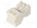 Connector: card edge; RAST 2.5; plug; female; angled 90°; PIN: 2
