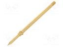 Test probe; Operational spring compression: 4mm; 5A; Ø: 1.3mm