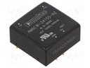 Converter: DC/DC; 6W; Uin: 9÷36V; 15VDC; Iout: 400mA; 1"x1"; 14g