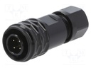 Circular; SA8; IP67; soldering; -40÷85°C