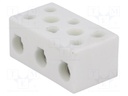 Terminal block; screw terminal; ways: 3; 16mm2; terminals: 6; 450V