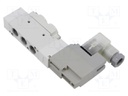 Electromagnetic valve; 5/2 monostable; NPTF 1/8"; Temp: -10÷50°C