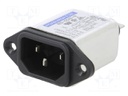 Connector: AC supply; socket; male; 3A; 250VAC; IEC 60320; -25÷85°C