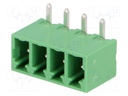 Pluggable terminal block; 3.81mm; ways: 4; angled 90°; socket