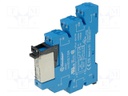 Relay: interface; DPDT; Ucoil: 24VDC; Ucoil: 24VAC; 8A; 8A/250VAC