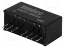 Converter: DC/DC; 2W; Uin: 4.5÷9V; 3.3VDC; Iout: 500mA; SIP8; 3.96g