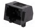 Socket; RJ45; PIN: 8; Layout: 8p8c; SMT; on PCBs