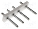 Socket; wire-board; 5/7.5mm; PIN: 4; THT; 250V; 5A; tinned; -25÷85°C