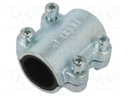 Splice terminal: fixing clamp; two-part; 10bar; cast iron; CLAMPS