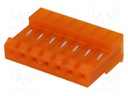 Plug; wire-board; female; MTA-156; 3.96mm; PIN: 7; IDC; for cable