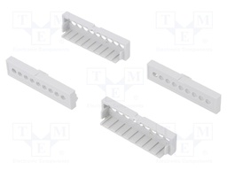 Terminals cover; UL94V-0; Mat: ABS; 5.08mm; Pcs: 4