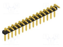Connector: pin strips; pin header; male; PIN: 15; 2mm; THT; 1x15