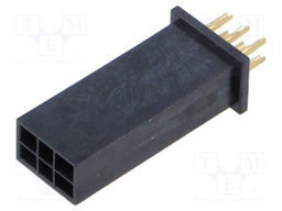 Connector: wire-wire/PCB; plug; male; PIN: 6; straight; for cable