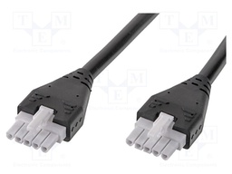 Cable: Mini-Fit Jr.- Mini-Fit Jr; female; PIN: 5; Len: 3m; tinned