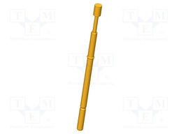 Test needle; Operational spring compression: 4mm; 8A; Ø: 2mm