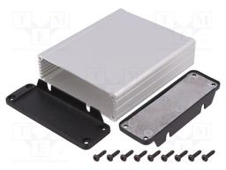 Enclosure: shielding; X: 104mm; Y: 120mm; Z: 32mm; aluminium; natural