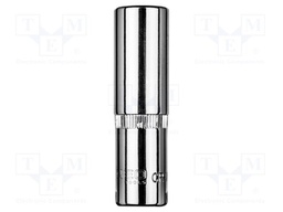 Socket; 6-angles,socket spanner; HEX 13mm; 3/8"; long