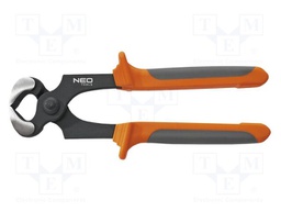 Pliers; end,cutting; ergonomic two-component handles; 180mm