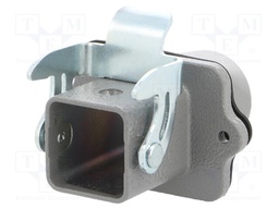 Enclosure: for rectangular connectors; Han; size 3A; with latch