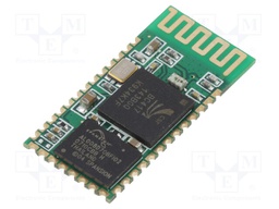 Module: Bluetooth; Bluetooth v2.0 + EDR; 3.3VDC; UART