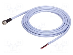 Cable: for sensors/automation; male; plug; 5m; Thread: 7/8"16 UN