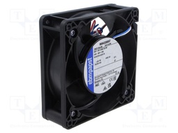 Fan: DC; axial; 119x119x38mm; 280m3/h; 61dBA; ball bearing; 6000rpm
