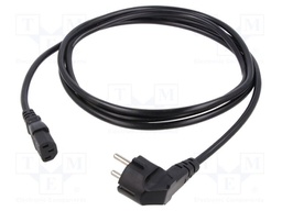POWER CORD, CEE 7/7P-IEC C13, 2.5M, 10A