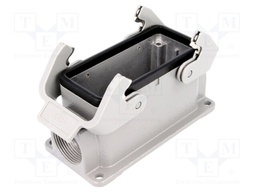 Enclosure: for rectangular connectors; Han; size 16B; closed