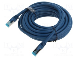 Patch cord; RJ45 plug,both sides; S/FTP; 5e; wire; OFC; 1m; PVC