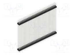 Connector: pin strips; pin header; male; PIN: 60; 2.54mm; THT; 2x30